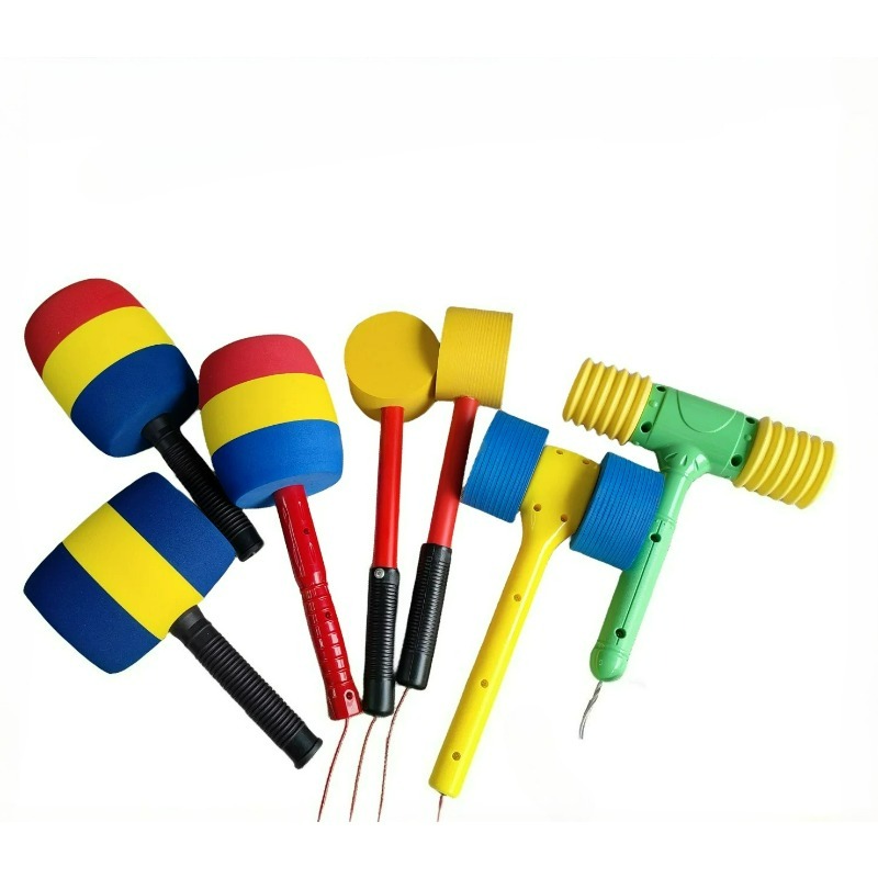 Whack A Mole Arcade - Three Color Sponge Plastic Hammer For