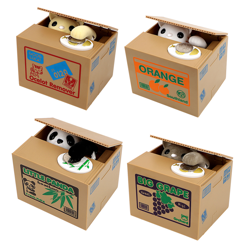 Cat Panda Stealing Coin Money  - Coin Operated Kiddie Ride ulasan dan harga