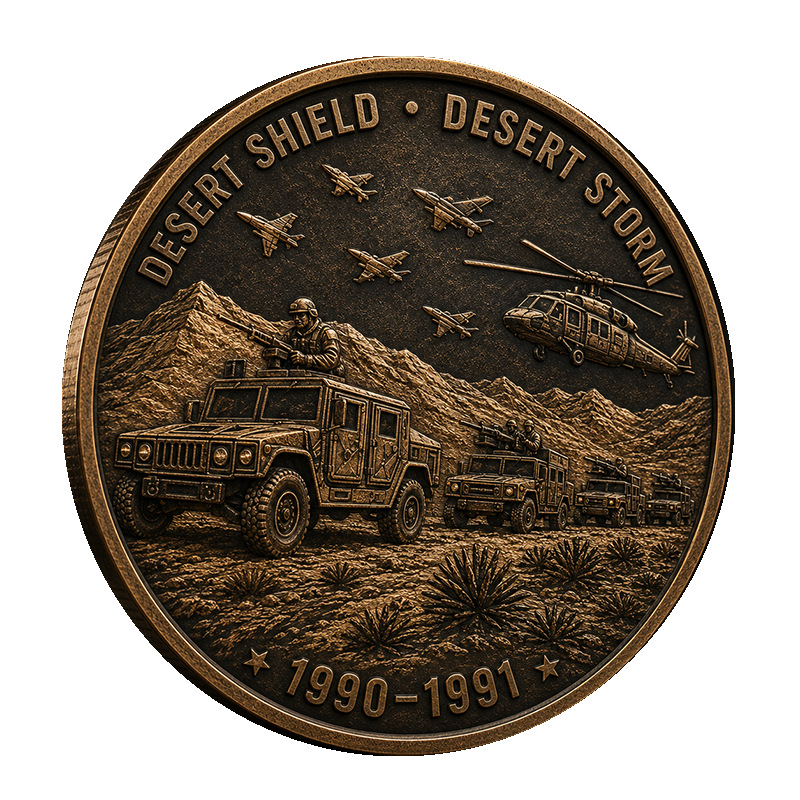 Desert Shield Desert Storm Gul - Token Coin Mechanism ulasan dan harga